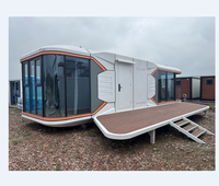 Capsule spatiale préfabriquée de luxe moderne épaissie avec système intelligent pour usage hôtelier et maison conteneur habitable – Vente en gros