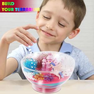 Kit de Terrario de Unicornio de Cristal para Cultivar en Casa, Kit Científico con Luz USB, Unicornio, Castillo, Juguetes Educativos DIY para Niños - Product Image 5