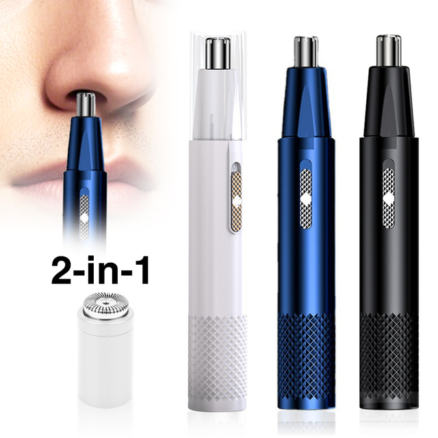 Professional Painless USB Rechargeable Beard Ear Nose Hair Trimmer