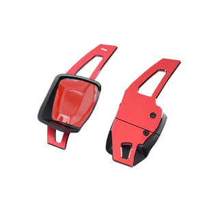 Extension de palettes de changement de vitesse pour volant de voiture en alliage d'aluminium 4 branches pour modification de palettes de changement de vitesse argentées et noires - Product Image 1