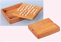 Jeux d'intelligence et de divertissement pour enfants et adultes, puzzles en bois européens, jouets classiques, solitaire à billes, puzzles d'échecs
