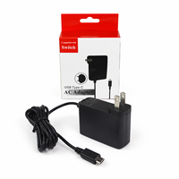Chargeur d'alimentation filaire 100-240V, adaptateur secteur 5V, 2,4 a, 12W, prise EU/US, noir, pour Console