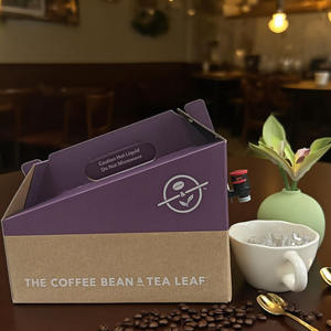 Logo personnalisé gravure imprimé café vin jus boisson sac avec Valve bec haut PE matériel dans la boîte recyclable - Product Image 2