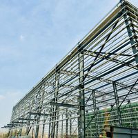 Approvisionnement direct usine : Atelier et entrepôt à structure métallique robuste avec services de soudage et de pliage, prix compétitifs