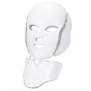 Masque de photothérapie LED 4 couleurs (rouge/bleu/jaune/infrarouge) sans fil rechargeable pour le traitement double de l'acné et des rides - Product Image 2