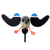 Leurre télécommandé pour appâts de canard de chasse électrique avec aile en aluminium et hauteur de piquet de 122cm