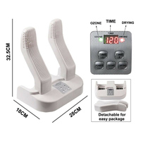 WINBANG WB-ESD19-001 Déshumidificateur de chaussures, Séchoir à casques à ozone, Séchoir à bottes de ski, Machine portable avec minuterie, Chauffage électrique en ABS, 40-45°C, LED