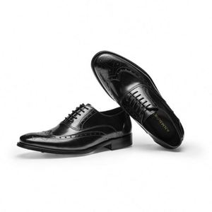 Zapatos de Vestir Formales y Casuales para Hombre, Nuevo Modelo, con Parches, Cierre de Cordones, para Primavera/Verano, Construcción en Cuero, Antideslizantes - Product Image 2