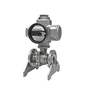 Vente de liquidation B2B COVNA Système d'irrigation goutte à goutte Vanne à bille à bride actionnée électriquement AC pour la régulation du débit de fluides industriels - Product Image 1