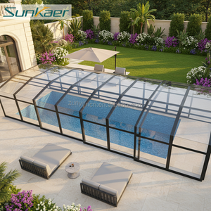 Couverture extérieure imperméable personnalisée d'écumoire électrique de couverture de <span class=keywords><strong>piscine</strong></span> à lattes de polycarbonate pour des bobines de couvertures de <span class=keywords><strong>piscine</strong></span> de piscines souterraines - Product Image 5