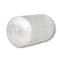 Vente en gros de bouteille de parfum Service OEM mini bouteilles impression sur soie verre dépoli rond 10ml blanc mat 100ml bouteille de parfum