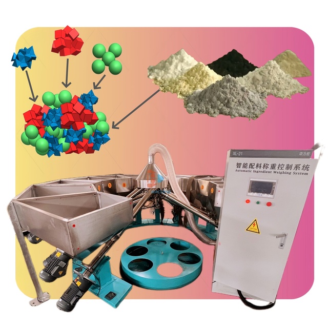 Hot Sale Plastic Additives Powder Batching Dosing Weighing Equipment System With Anti-bridging