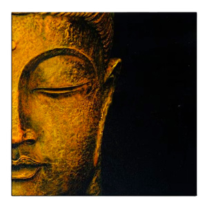 Pinturas al óleo de Buda abstractas modernas hechas a mano, la mejor decoración de pared para el hogar, retrato de lienzo de tamaño personalizado - Product Image 1