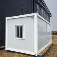 Maison conteneur mobile en acier démontable, pliable, pour chantier de construction, ou bâtiment de jardin, fabriquée par le fabricant