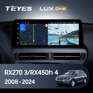 TEYES LUX ONEレクサスRX270 3 RX450h 3 AL10 2008-2015 RX450h 4 AL20 2015-2024マルチメディアビデオプレーヤーナビカーラジオDVD Mp3 - Product Image 2