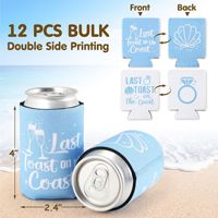 Funda de neopreno personalizada para latas de cerveza, aislante, con logo, para bodas, fiestas, eventos, promoción, venta al por mayor de fábrica