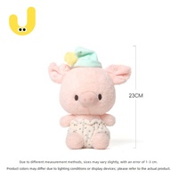 Jouet en peluche pyjama cochon amusant, rembourrage en coton PP polyester, 31-50 cm, poupée compagnon à câliner, cadeau d'anniversaire unisexe