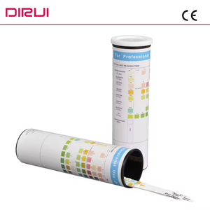 Dirui แถบตรวจปัสสาวะสำหรับโรงพยาบาลได้รับการรับรอง ISO13485 8พารามิเตอร์, แผ่นทดสอบปัสสาวะ - Product Image 2