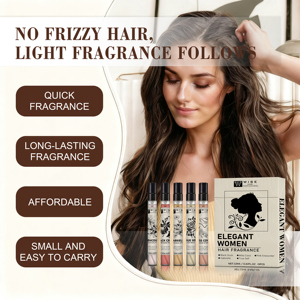 Pink Encounter Natural Hair Fragrance <strong>Deodorant</strong> 12ml *5 Romantic <strong>Perfume</strong> <strong>Spray</strong> with Plant Extract for Refreshing Private Label - Product Image 4