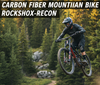 Bicicleta de Montaña de Carbono de Alto Módulo con Eje Pasante Boost, Amortiguador Trasero de Aire, Neumático Maxxis, Bicicleta de Montaña Personalizada para Carreras Amateur