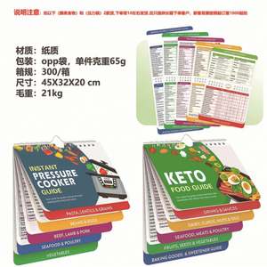 Hoja de trucos para freidora de aire Imanes Guía de cocina Folleto Hoja de trucos Keto Imanes Folleto Freidora de aire Hoja de trucos magnéticos - Product Image 3