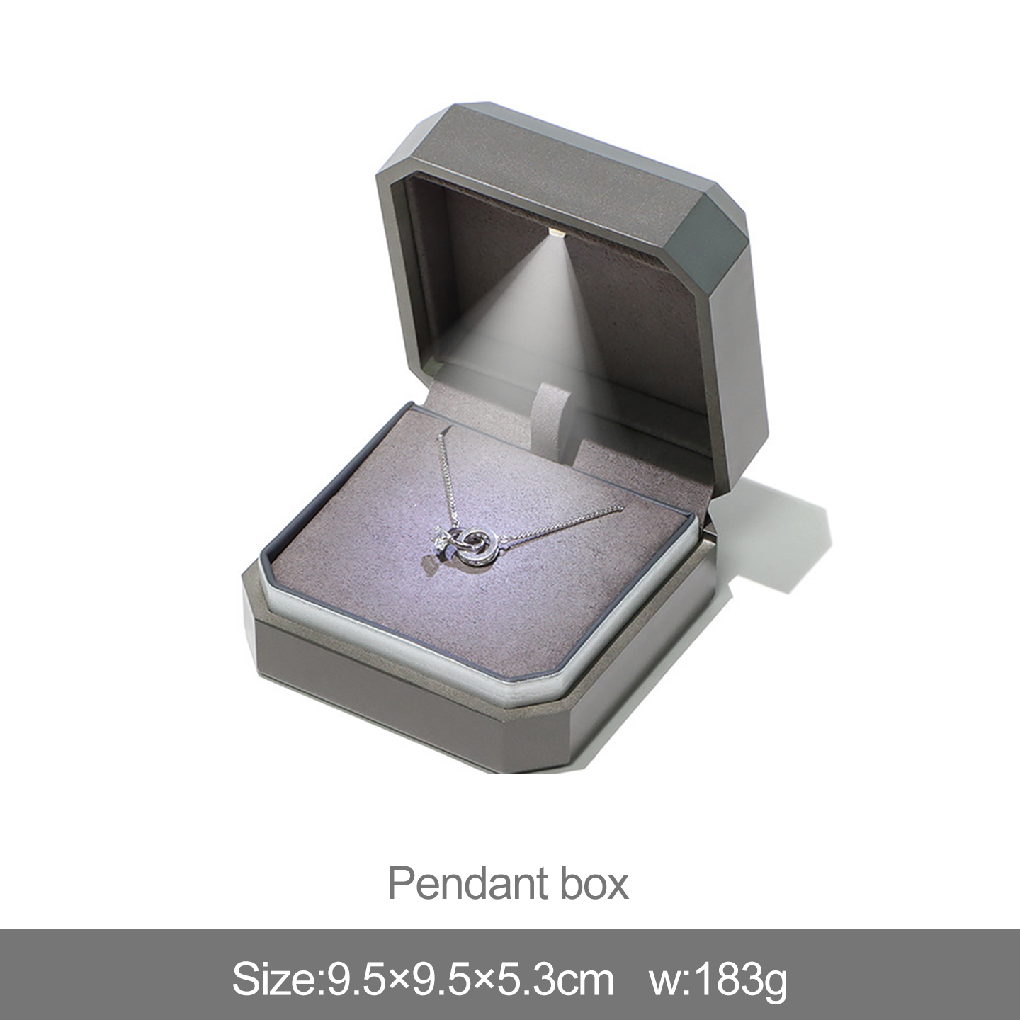 gray big pendant box
