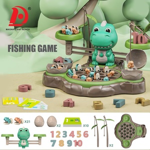 HUADA-Dinosaure <span class=keywords><strong>de</strong></span> dessin animé éducatif multifonctionnel intéressant, jouet à piles, jeux <span class=keywords><strong>de</strong></span> table <span class=keywords><strong>de</strong></span> <span class=keywords><strong>pêche</strong></span> avec échelle et <span class=keywords><strong>carte</strong></span>, <span class=keywords><strong>2023</strong></span> - Product Image 2