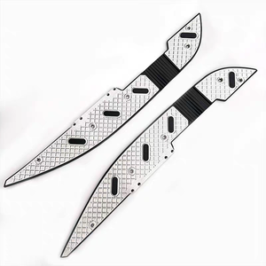 Reposapiés personalizados de aluminio CNC para Honda PCX160 2021-2024, tapetes antideslizantes y cómodos para PCX125 - Product Image 1