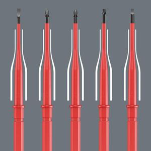 Wera-05003418001ไขควงสี่เหลี่ยม VDE ไขควงเปลี่ยนได้-ไขควงหุ้มฉนวน1000V 4013288163974 - Product Image 3