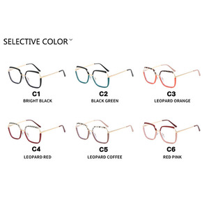 Chống-ánh sáng màu xanh kính khung phổ biến Casual TR90 kính của phụ nữ cận thị kính khung - Product Image 4