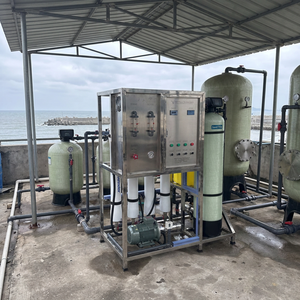 Système de dessalement d'eau de mer par osmose inverse 10TPD, machine de traitement de l'eau pour la consommation humaine sur bateau - Product Image 1