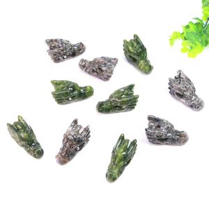 Grosir batu permata kristal alami kepala naga diukir penyembuhan, batu kristal kepala naga patung kerajinan kristal lainnya - Product Image 4