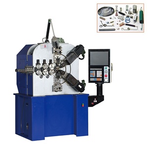 Chất Lượng Cao 6 Trục Đường Kính Dây 1.5-4.5Mm <span class=keywords><strong>CNC</strong></span> Nén Mùa Xuân Cuộn Máy Mùa Xuân Làm Máy Dây Hình Thành Máy - Product Image 4