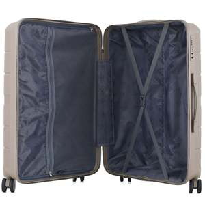 Set di valigie da viaggio in alluminio alla moda in 3 pezzi per Beige rosa verde-leggero e resistente e di lusso per i viaggi - Product Image 3