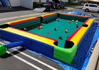 Offres Spéciales humaine gonflable de haute qualité de football billard, table gonflable jeu de football gonflable billard ventes