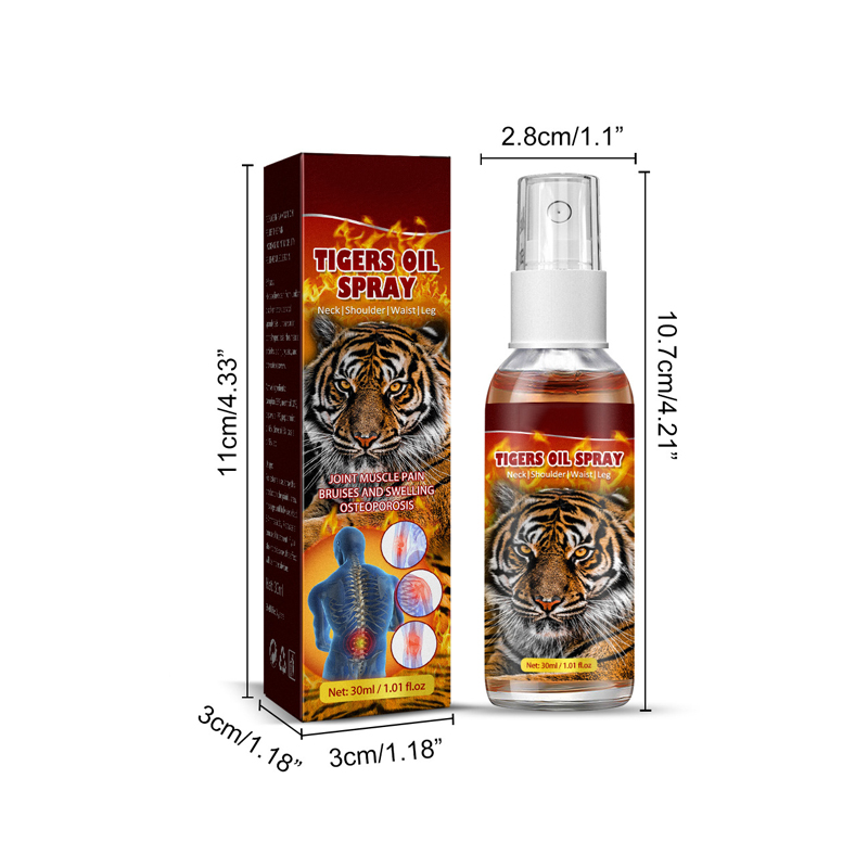 chinese traditional relieves pain relieves rheumatism joint muscle pain bruises swelling pain relief tiger oil spray