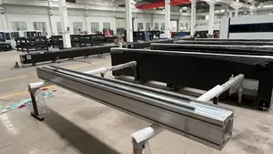 Aksesori mesin pemotong laser serat cnc Aluminium Gantry