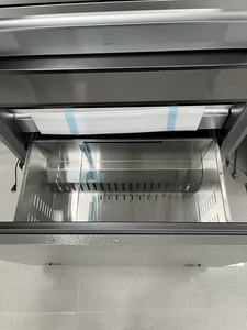 19,8 Cu. Ft. 36 pouces Réfrigérateur à congélateur bas intégré avec distributeur d'eau et machine à glaçons, en acier inoxydable noir, sans givre, pour hôtels - Product Image 5