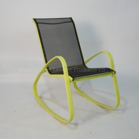 OEM Plancher confortable Chaise berçante nordique moderne Chaises longues paresseuses en fer zéro gravité pour l'extérieur