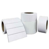 Autocollants en vinyle adhésif personnalisés, résistants à l'eau, écologiques, en rouleau, 60*40*700 PCS, étiquettes de codes-barres à marque privée, promotion des produits d'épicerie