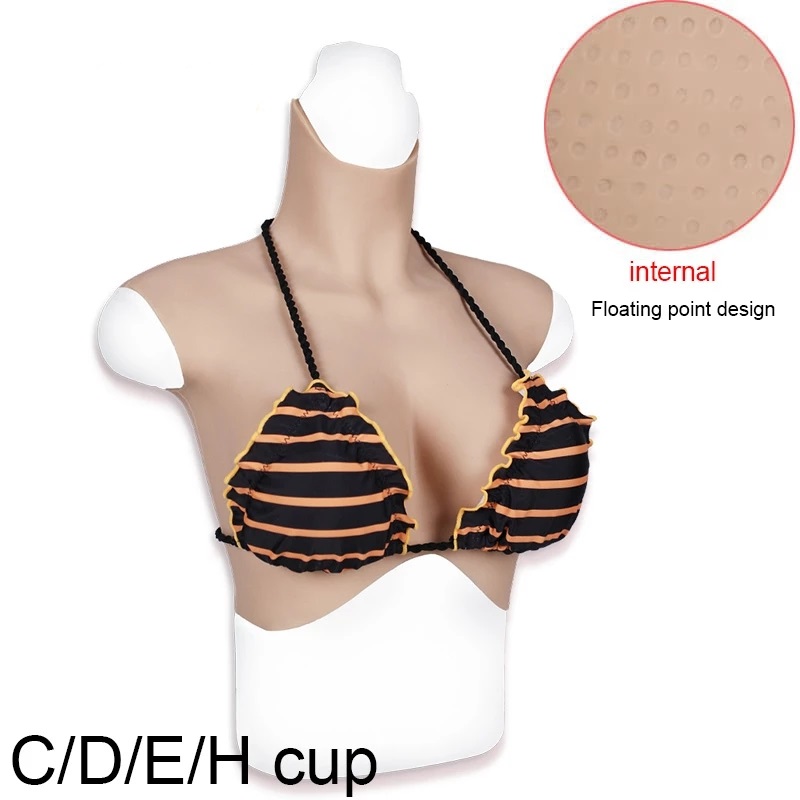 7th Generation H Cup Silicone Breast Forms Crossdressing Fake Boobs For Crossdressers Male To Female Transgenders Sissy Tits