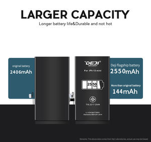 A2660 100% Remplacement Nouveau Téléphone Batteries Rechargeables pour Téléphone <span class=keywords><strong>iPhone</strong></span> 13 Mini <span class=keywords><strong>Batterie</strong></span> Haute Capacité - Product Image 3