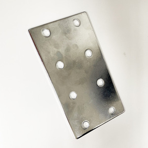 80140 Aluminum Profile Straight Connector Plate 4040 External Connector For Iron Plate Home Improvement Hardware - Product Image 2