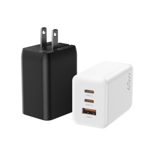 Tender PD 65W ชาร์จเร็ว GAN <span class=keywords><strong>TECH</strong></span> 65W ที่ชาร์จเร็ว65W พร้อม1A 2 C หลายพอร์ตปลั๊ก US สำหรับสมาร์ทโฟน - Product Image 5