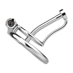 Frrk Newdesign Mannelijke Urethrale Katheter Roestvrijstalen Kuisheidsapparaat Cockkooi Penisplug Fixatie Haan Ring Lock Urethradilator - Product Image 3