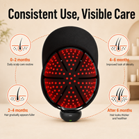 Casque de thérapie par lumière rouge LED 650nm pour la croissance des cheveux, 150 diodes, soin du cuir chevelu, anti-chute de cheveux, usage domestique, OEM ODM, logo personnalisé