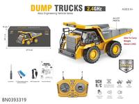 Excavatrice RC professionnelle 11CH avec godet en alliage 680 °   Camion de construction télécommandé 2,4 GHz avec cabine rotative, jouet pour garçons, cadeau
