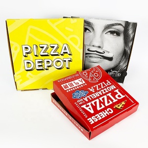 Wholesale custom color logo printing disposable kraft takeaway cardboard 7/10/12/33 other inch white brown pizza box