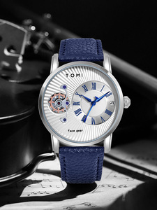 นาฬิกาควอตซ์ TOMI T104 รุ่นใหม่มาแรงสำหรับผู้ชาย ขายส่ง มีสินค้าในสต็อก ดีไซน์หน้าปัดทรงกลมพรีเมียม สายหนัง เหมาะสำหรับใช้ในชีวิตประจำวัน - Product Image 2