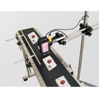 DOVOLL mesin cetak kode Batch harga grosir sabuk konveyor Printer Inkjet tanggal telur otomatis untuk kertas kemasan karton